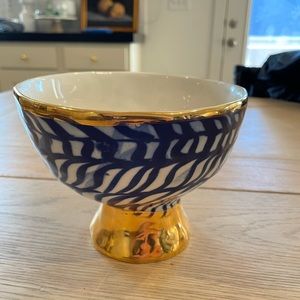 Anthropologie Ryan Hoffman Blue & White Bowl